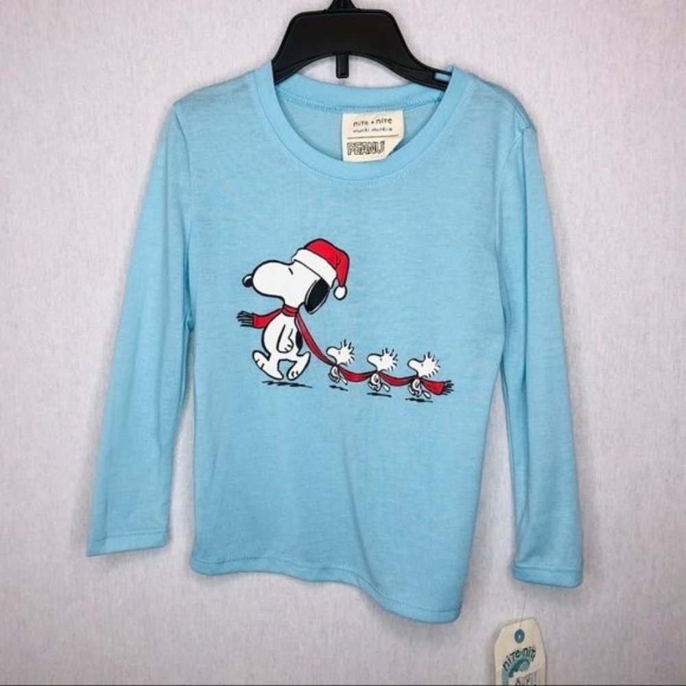 Munki Munki kids Peanuts Pajama top